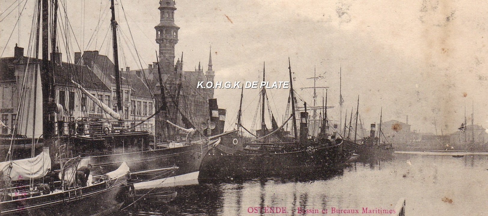 Muelles pesqueros de Ostende. Bélgica.